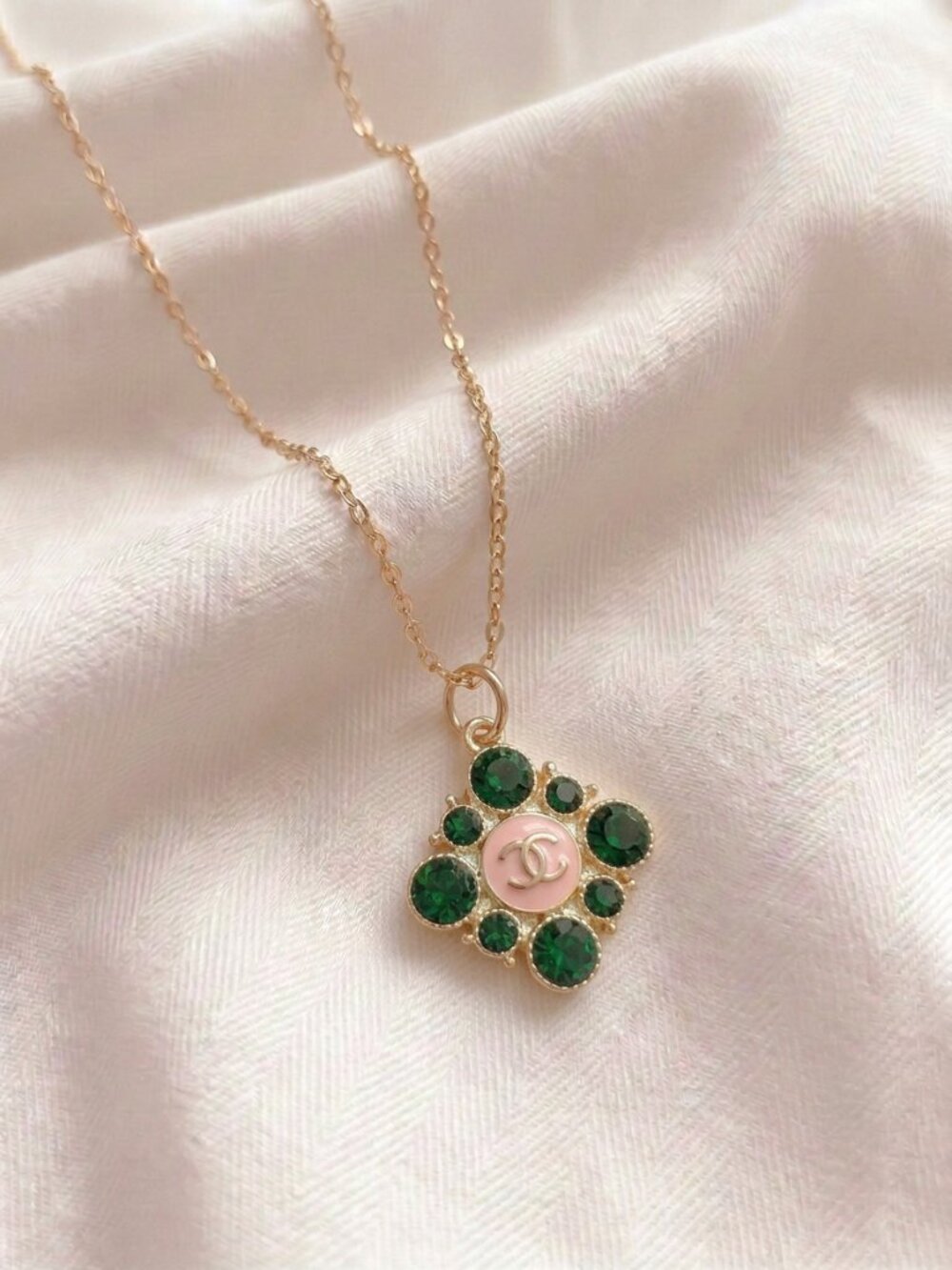 FINAL Sale! Vintage ONLY 1! CHANEL Upcycled Necklace
